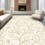 Classic Floral Vine Swirl Pattern Rug