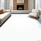 Delicate Floral Scrolls Border Design Rug