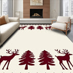Winter Forest Scandinavian Nordic Rug