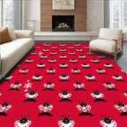 Cute Reindeer Snowflake Pattern Rug