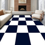 Classic Checkerboard Pattern Rug