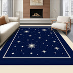 Navy Starfield Pattern Rug