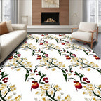 Floral Apple Tree Pattern Rug