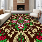 Ornate Floral Pattern Rug