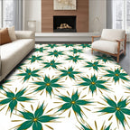 Starburst Floral Pattern Rug