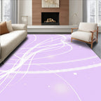 Pastel Swirls Subtle Texture Rug