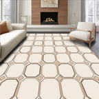 Classic Octagon Square Pattern Rug