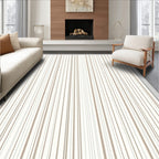 Vertical Stripe Contemporary Neutral Rug