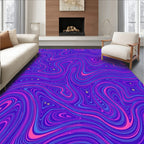 Psychedelic Swirl Pattern Rug