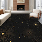 Celestial Starburst Constellation Design Rug
