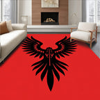 Black Eagle Graphic Design Rug