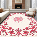 Floral Scrollwork Delightful Sun Rug