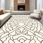 Abstract Organic Line Art Rug