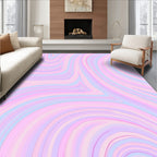 Whimsical Pastel Swirl Pattern Rug