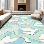 Organic Wave Flow Pattern Design Rug