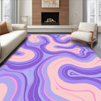 Swirling Gradient Abstract Pattern Rug