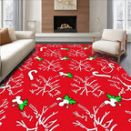 Whimsical Holiday Pattern Design Rug