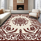 Traditional Floral With Scrollwork Pattern Rug