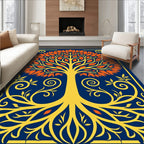 Vibrant Tree of Life Pattern Rug