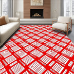 Bold Diamond Stripe Pattern Rug