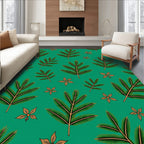Foliage Floral Tropical Pattern Rug