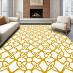 Geometric Floral Pattern Design Rug