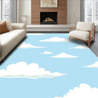 Dreamy Cloud Sky Pattern Rug