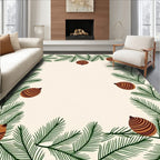 Evergreen Pinecone Pattern Rug