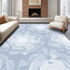 Cloudy Swirl Abstract Pattern Rug