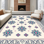 Vintage Floral Medallion Pattern Rug