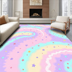 Pastel Swirl Starry Dream Rug