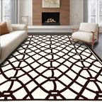 Interlocking Lattice Pattern Rug
