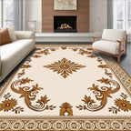 Ornate Floral Patterned Classic Rug