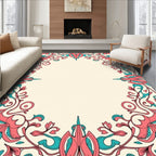 Ornate Floral Vines Pattern Rug