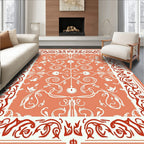 Ornate Floral Vine Pattern Rug
