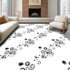 Abstract Organic Shapes Pattern Rug