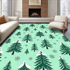 Winter Tree Pattern Design Rug