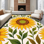 Sunny Floral Pattern Rug
