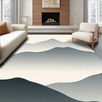 Minimalist Gradient Hillscape Design Rug