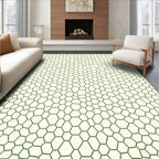 Organic Hexagonal Patterned Design Rug