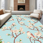 Birds and Blossom Pattern Design Rug