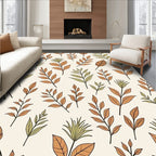 Nature Leaf Pattern Design Rug