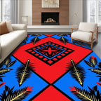 Bold Geometric Tropical Pattern Rug