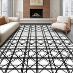 Bold Linear Diamond Pattern Design Rug
