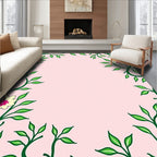 Whimsical Floral Vine Design Rug