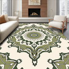Medallion Botanical Pattern Area Rug
