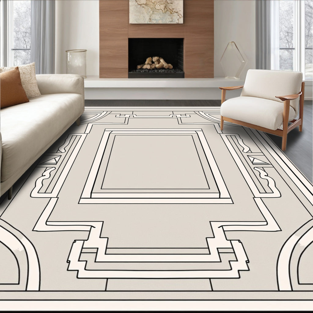 Abstract Geometric Symmetry Rug