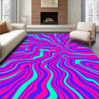 Vibrant Swirl Pattern Rug