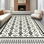 Tribal Geometric Diamond Pattern Rug