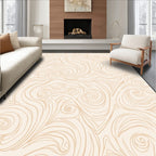 Swirly Abstract Tone Pattern Rug
